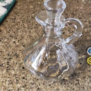 Anchor Hocking Elegant Clear Glass Cruet